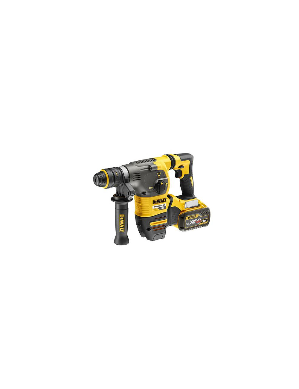 DEWALT FLEXVOLT MŁOT 54V 18V 3,5J 2 x 9,0Ah XR LI-ION BRUSHLESS +UCHWYT DCH334X2
