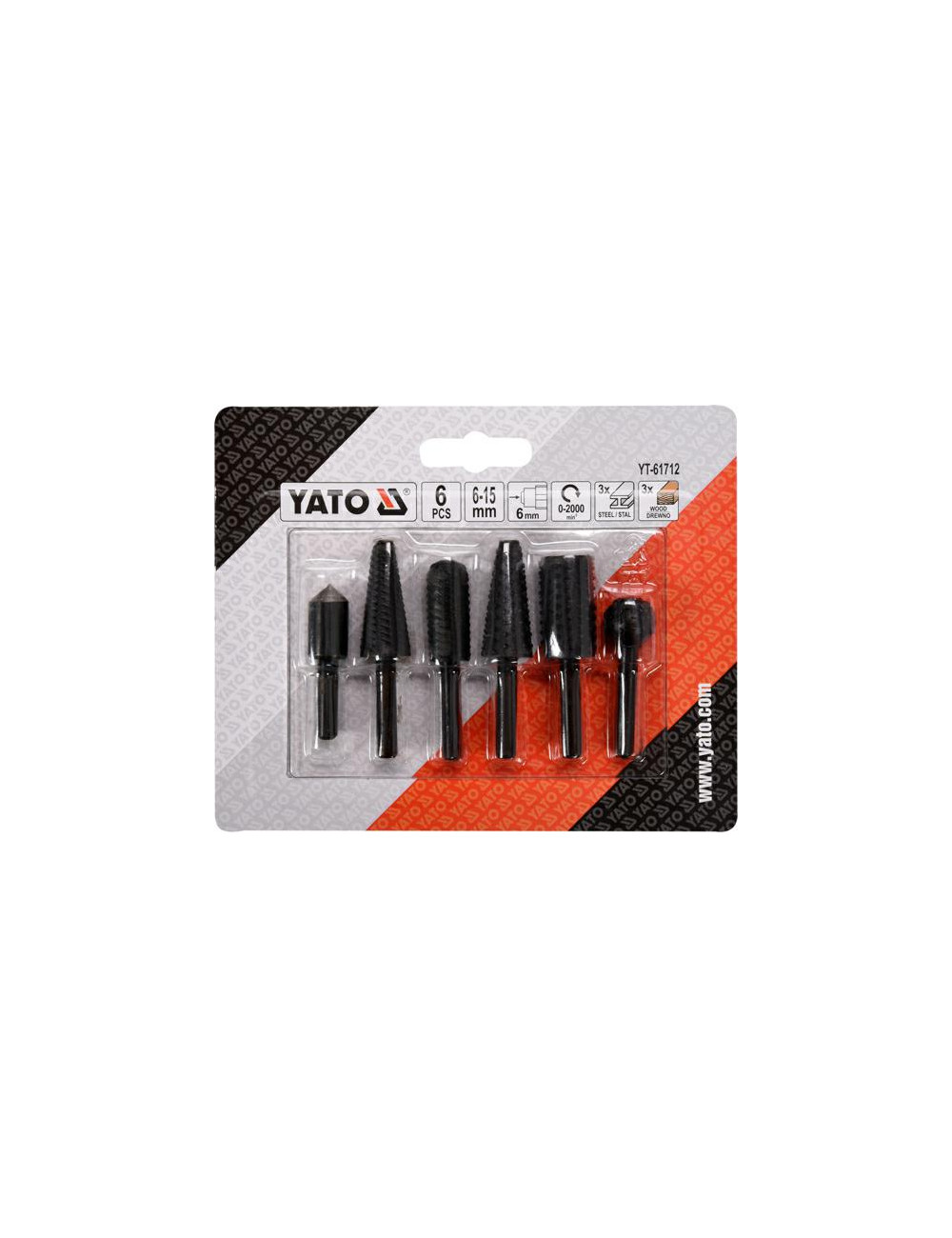 YATO FREZY DO METALU 3szt. I DREWNA 3szt.