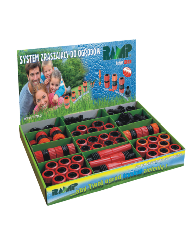 RAMP ZESTAW ZŁĄCZEK OGRODOWYCH 1" 90szt.