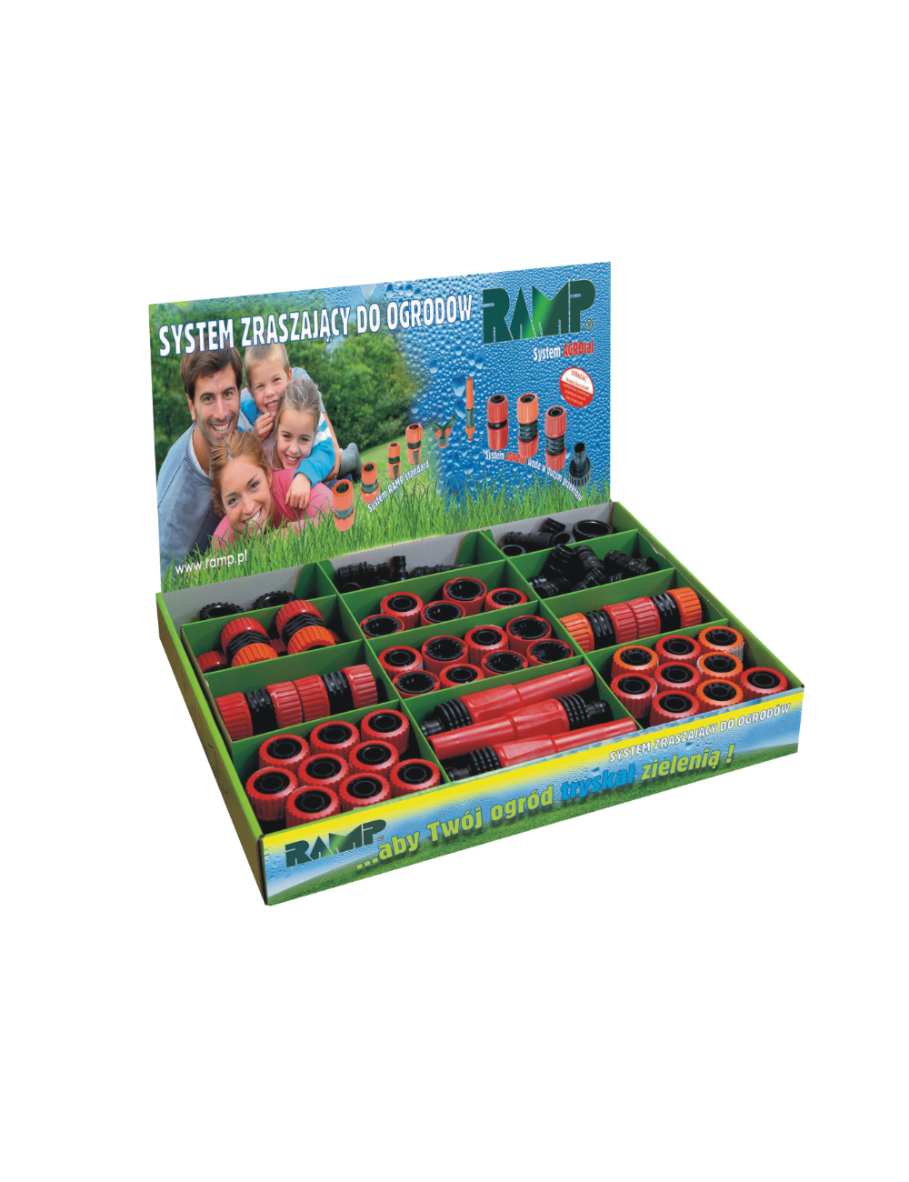 RAMP ZESTAW ZŁĄCZEK OGRODOWYCH 1" 90szt.