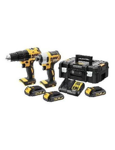 DEWALT ZESTAW COMBO 18V (DCD778, DCF787) 3x1.5Ah TSTAK II DCK2060S3T
