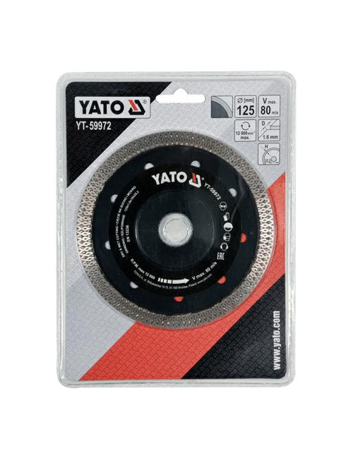 YATO TARCZA DIAMENTOWA 125mm DO CERAMIKI YT-59972