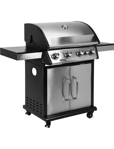 YATO GRILL GAZOWY 4+1 STAL NIERDZEWNA 16,5KW