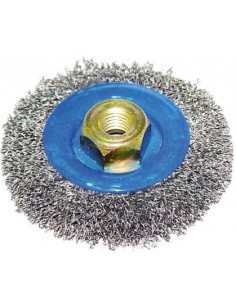 SZCZOTKA DRUCIANA TARCZOWA Z GWINTEM 120 mm SRR-TO120