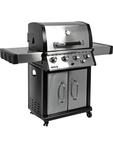 YATO GRILL GAZOWY 4+1 STAL NIERDZEWNY 17,5KW