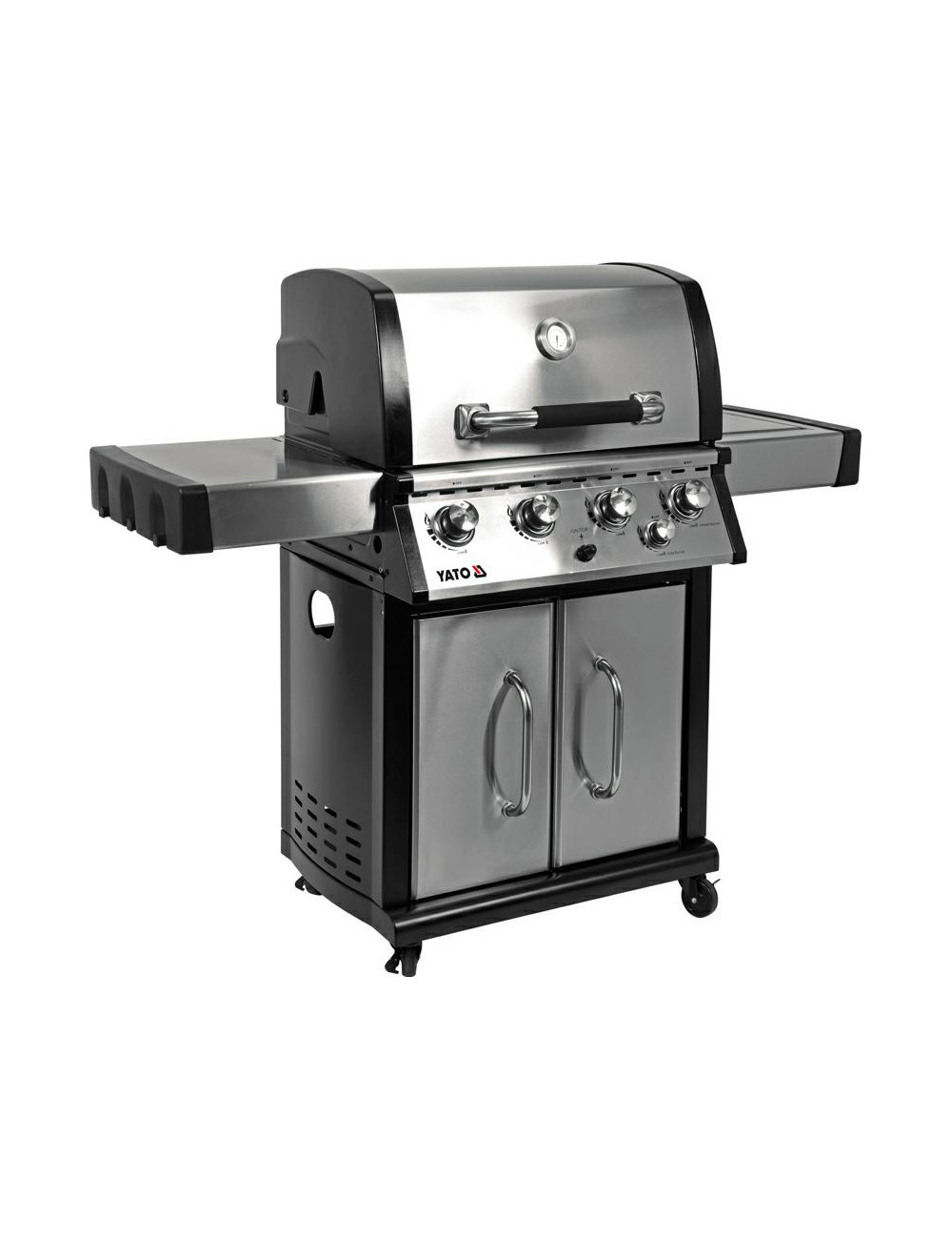 YATO GRILL GAZOWY 4+1 STAL NIERDZEWNY 17,5KW