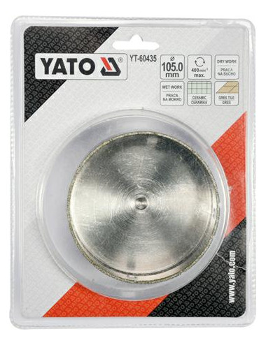 YATO KORONA Z NASYPEM DIAMENTOWYM 105mm YT-60435