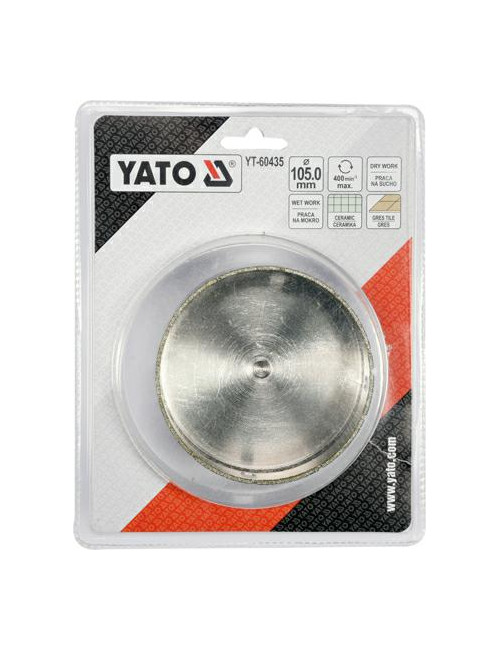 YATO KORONA Z NASYPEM DIAMENTOWYM 105mm YT-60435