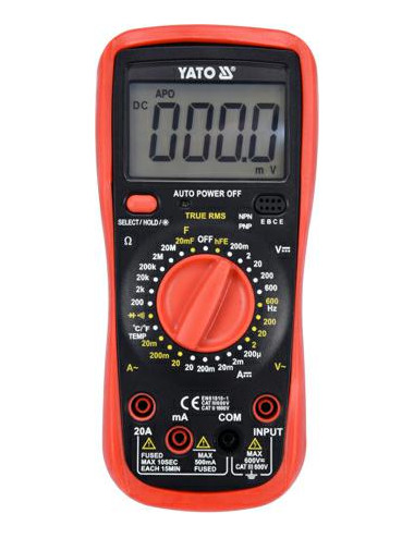 YATO MIERNIK CYFROWY UNIWERSALNY YT-73083