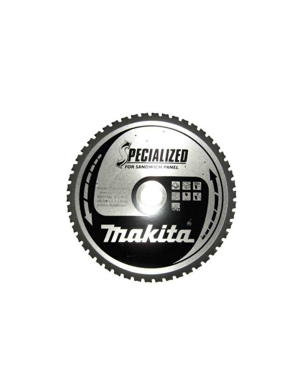 PIŁA TARCZOWA DO DREWNA 235x30mm 50-ZĘBÓW DO PŁYT WARSTWOWYCH