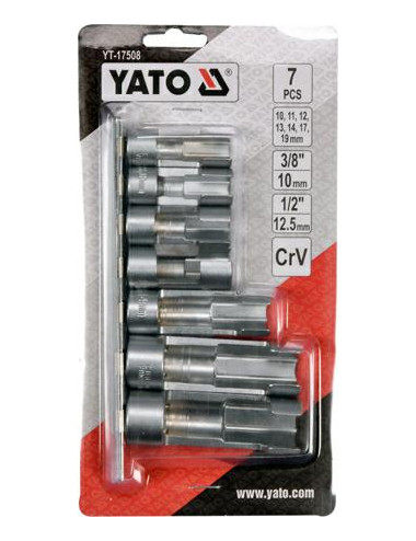 YATO NASADKI OTWARTE ZESTAW 7szt. YT-17508