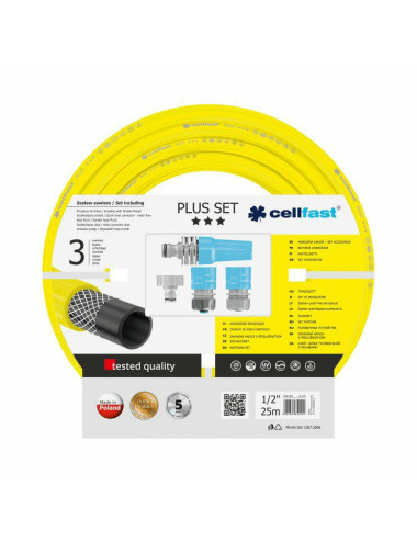 CELLFAST ZESTAW ZRASZAJĄCY+WĄŻ PLUS 1/2" 25m