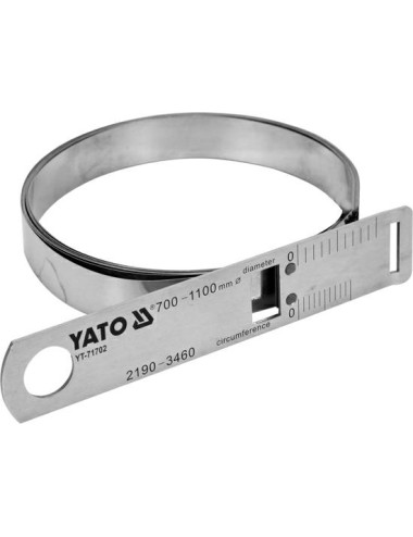 YATO TAŚMA MIERNICZA DO POMIARU ŚREDNICY I OBWODU 70-110cm