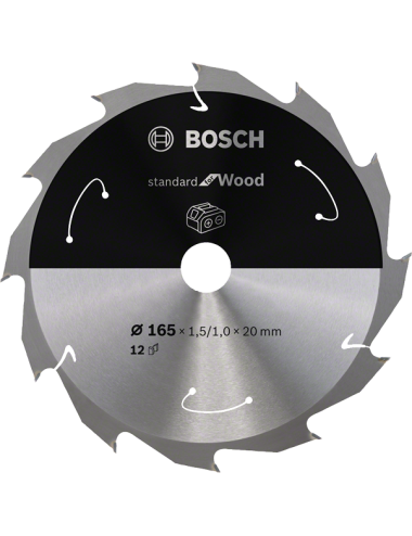 BOSCH PIŁA STANDARD WOOD ACCU 165x20x12z