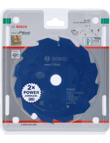 BOSCH PIŁA.EXP.WOOD ACCU 165x20x12z