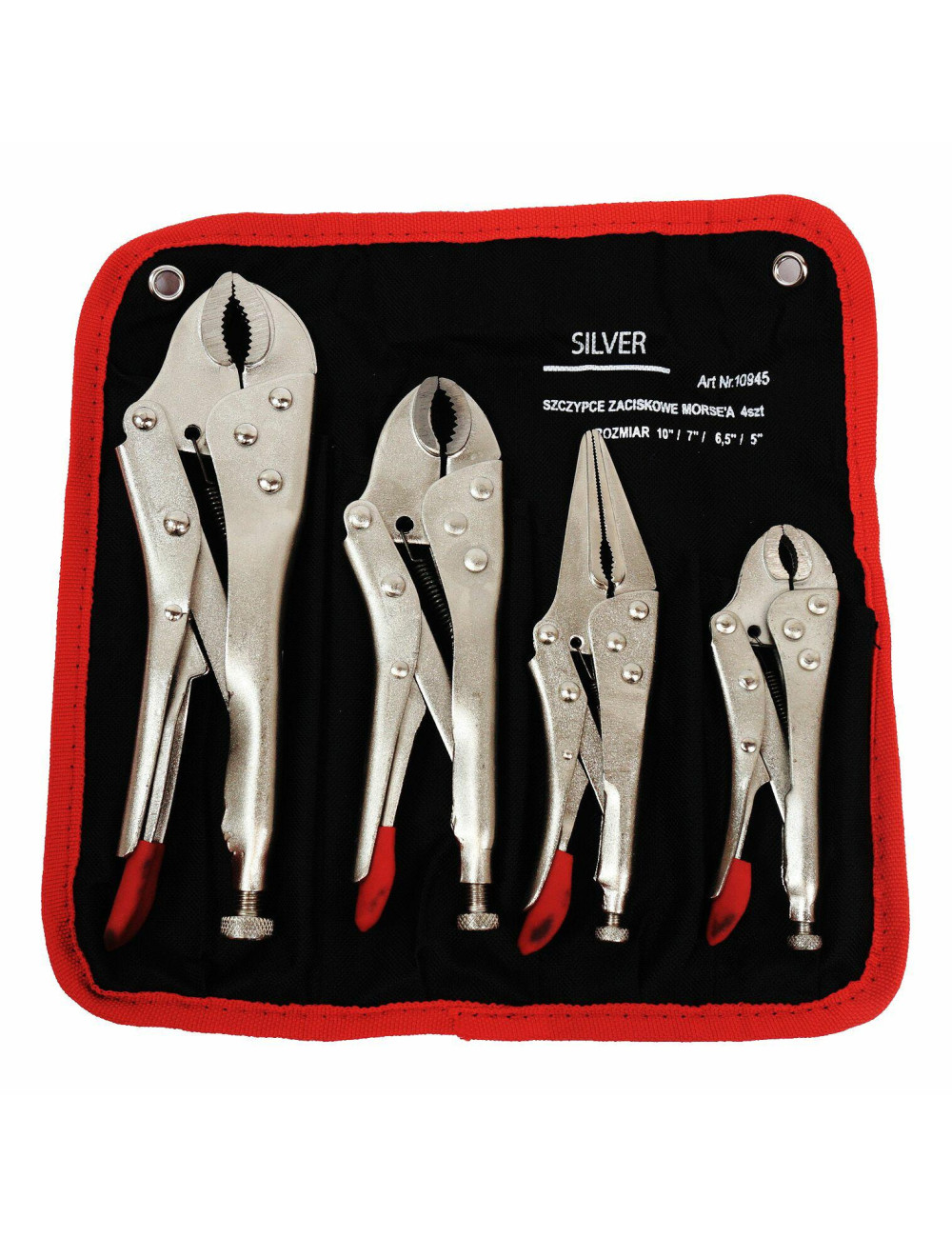 SZCZYPCE MORSEA 250mm 4szt. SILVER
