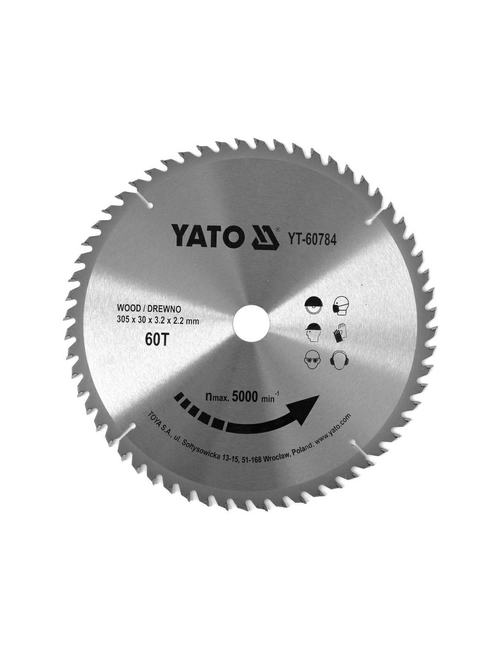 YATO PIŁA TARCZA WID. 305*60*30 60784