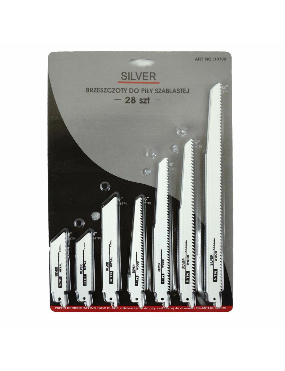 BRZESZCZOT DO PIŁY SZBLASTEJ 28 szt SILVER