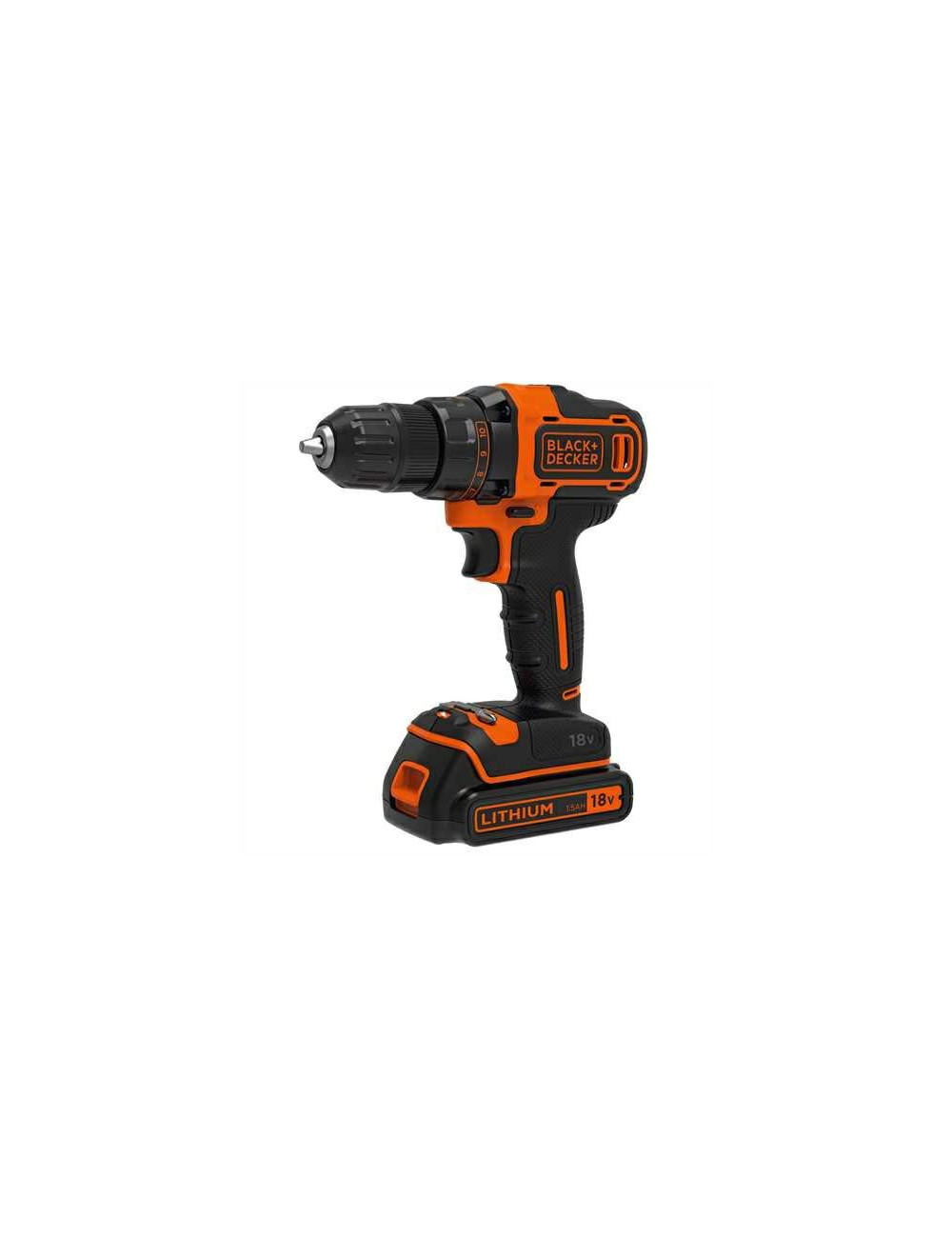 BLACK + DECKER WKRĘTARKA 18V 1x1,5AH BDCDD186K-XK