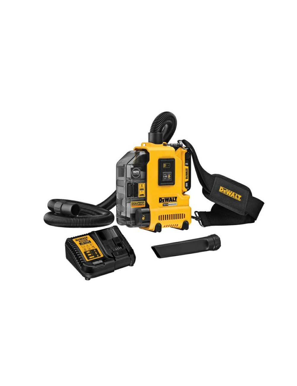 DEWALT PRZYSTAWKA DO ODSYSANIA PYŁU 18V DWH161D1