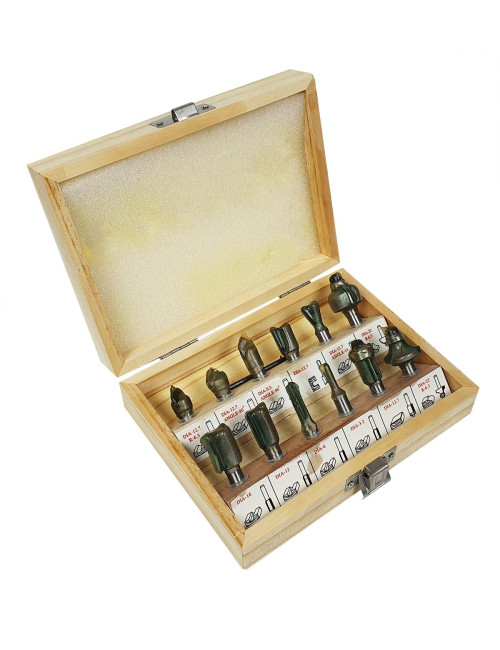 FREZY KSZTAŁTOWE ŁOŻYSKOWANE 12cz. SILVER