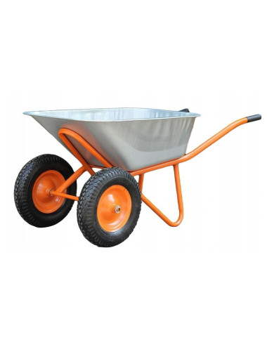 TACZKA OGRODOWA 80L OCYNKOWANA SPAWANA 2-KOŁA