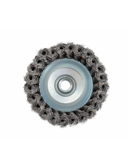 AWTOOLS SZCZOTKA DOCZOŁOWA 100mm DRUT SKRĘCANY GWINT M14