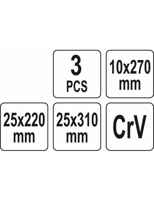 YATO ZESTAW SKROBAKÓW DO USZCZELEK
