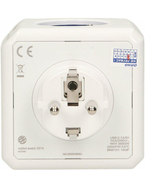 ORNO ROZGAŁĘŹNIK POWERCUBE USB 2x