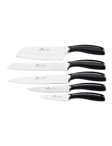 GERLACH ZESTAW NOŻY W BLOKU 5szt. LOFT