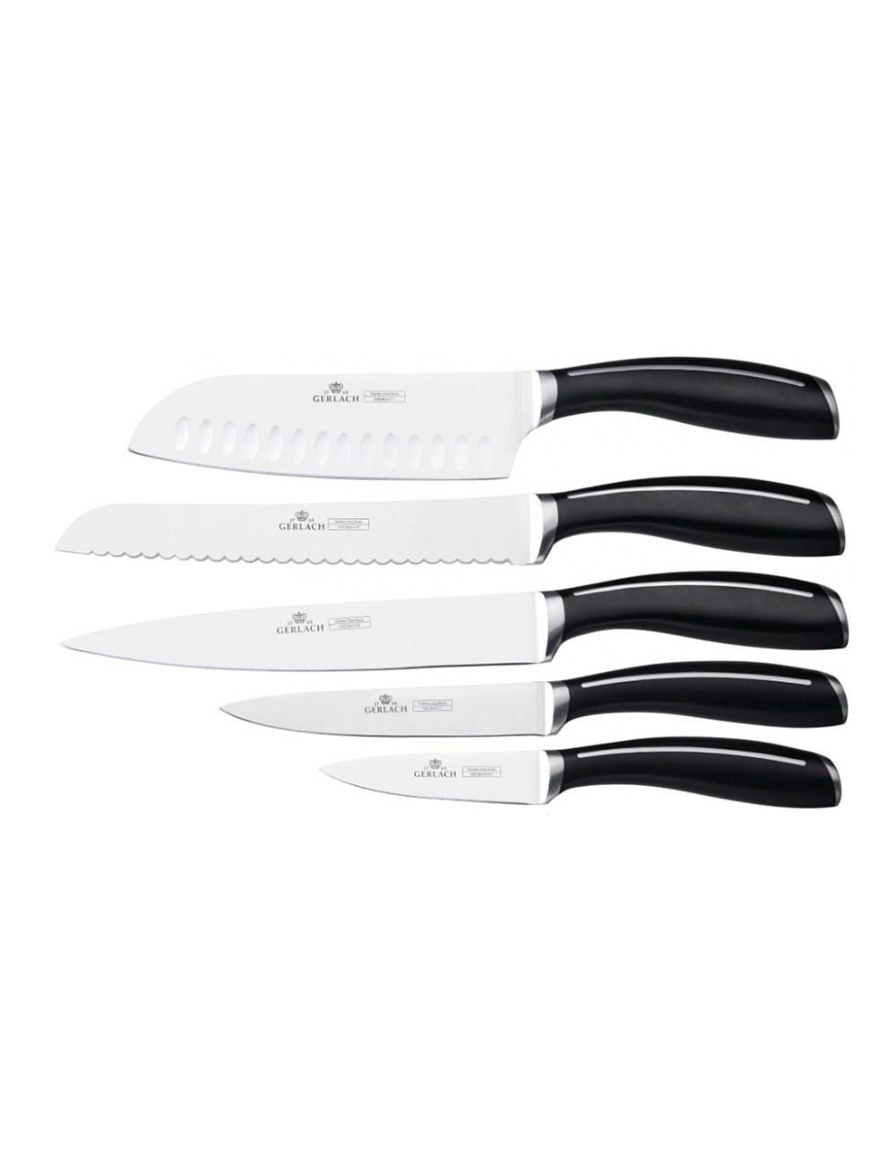 GERLACH ZESTAW NOŻY W BLOKU 5szt. LOFT