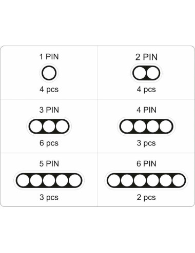 YATO ZŁĄCZA ELEKTRYCZNE 424szt. YT-06869