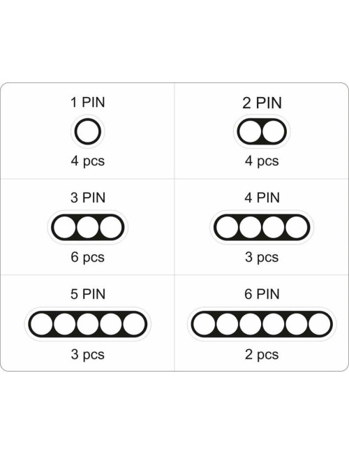 YATO ZŁĄCZA ELEKTRYCZNE 424szt. YT-06869