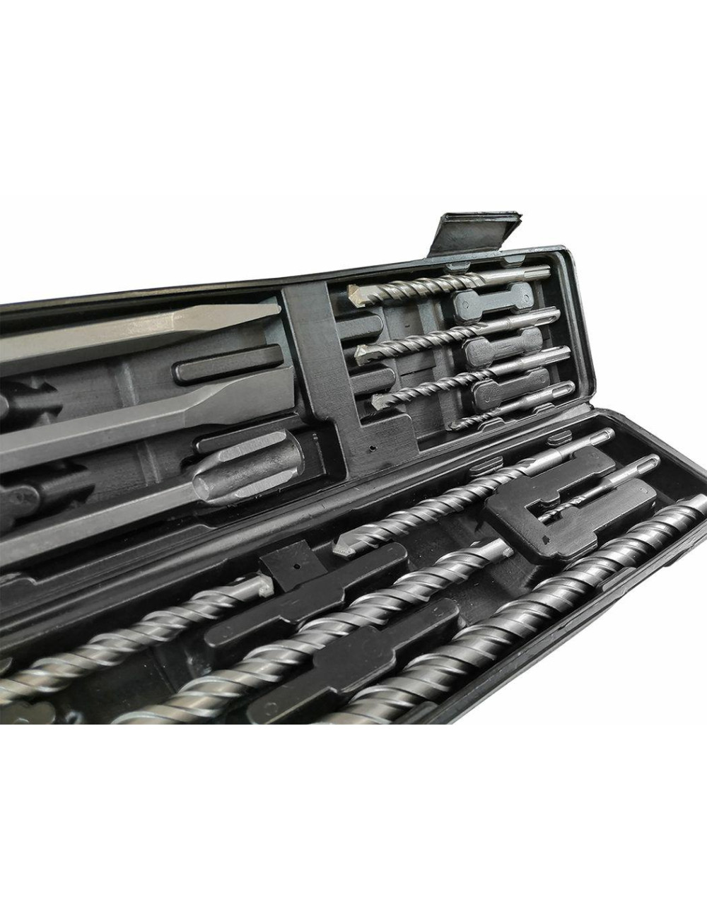 SILVER ZESTAW WIERTEŁ I DŁUT SDS PLUS W WALIZCE 12szt.