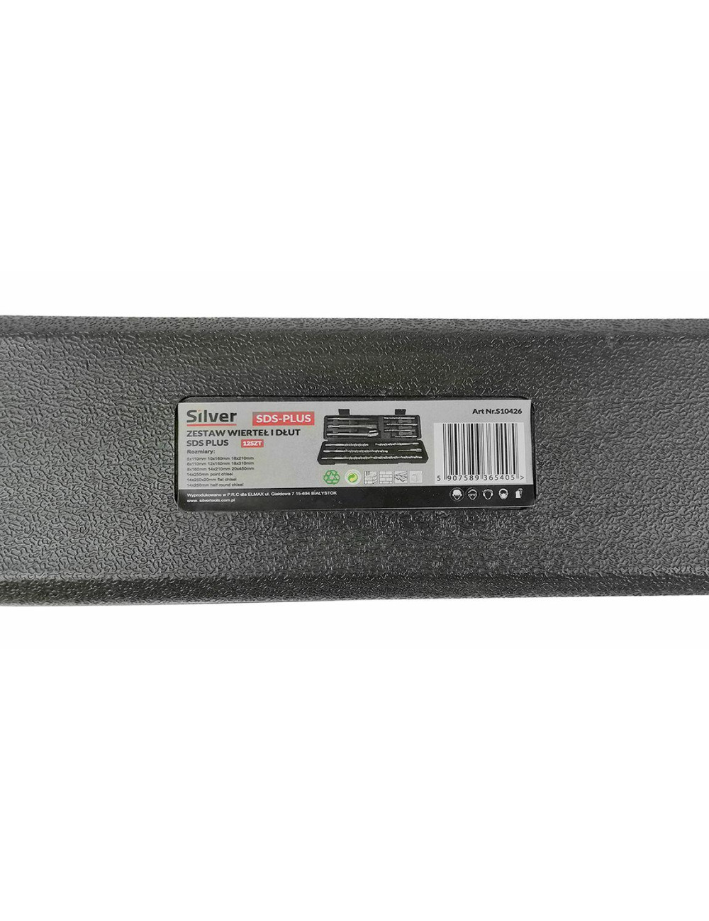 SILVER ZESTAW WIERTEŁ I DŁUT SDS PLUS W WALIZCE 12szt.
