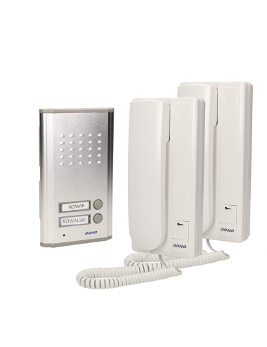 ORNO ZESTAW DOMOFONOWY 2-RODZ,PODTYNKOWY, FOSSA MULTI