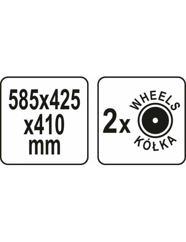 YATO SKRZYNIA SYSTEMOWA NA KOŁACH 42B S1