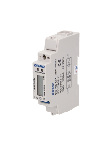 ORNO 1-FAZOWY WSKAŹNIK ZUŻYCIA ENERGII PORT RS-485, 80A