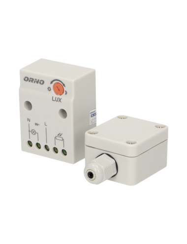 ORNO CZUJNIK ZMIERZCHOWY Z HERMETYCZNĄ ZEWNĘTRZNĄ SONDA W PUSZCE