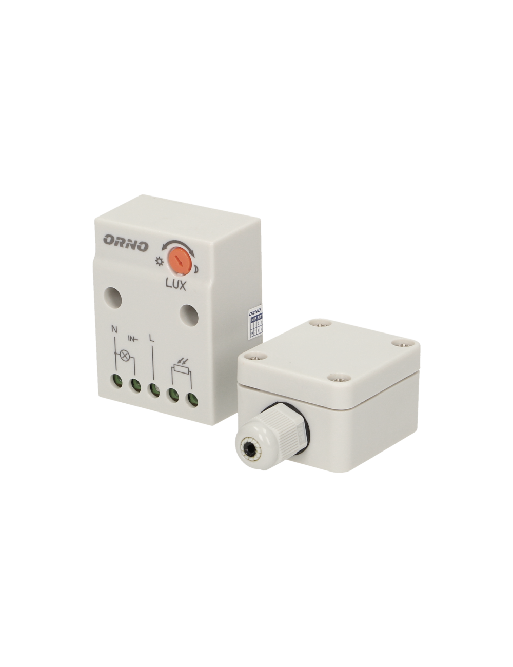 ORNO CZUJNIK ZMIERZCHOWY Z HERMETYCZNĄ ZEWNĘTRZNĄ SONDA W PUSZCE