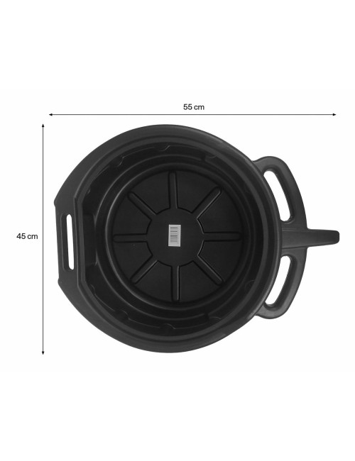 MISKA DO SPUSZCZANIA OLEJU 16L SILVER