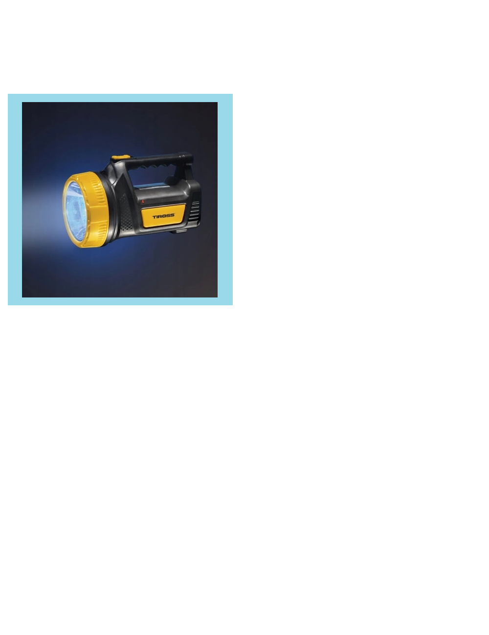 TIROSS LATARKA 3W+12 SMD LED