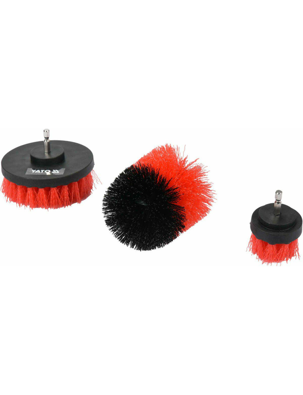 YATO ZESTAW SZCZOTEK NA WIERTARKĘ 3szt HEX YT-47553
