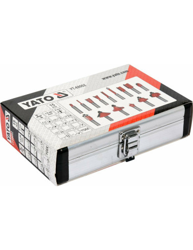 YATO FREZY KSZTAŁTOWE 15cz.