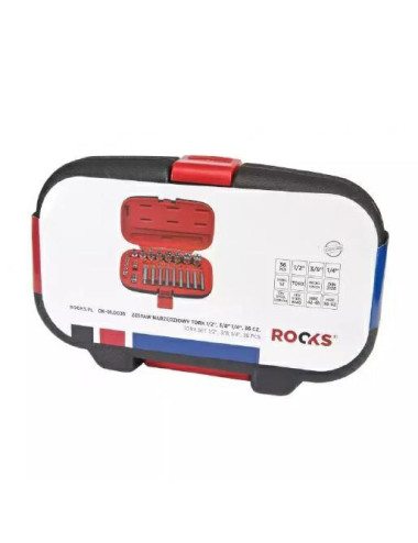 ROOKS TORX 36szt. 1 4, 3 8, 1/2"