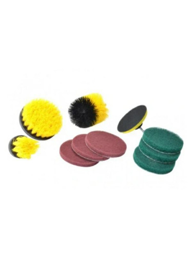 SZCZOTKI DO CZYSZCZENIA NA WKRĘTARKĘ 4el. SILVER