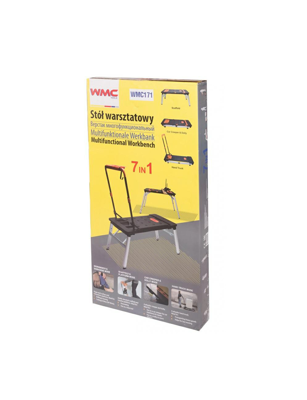 STÓŁ WARSZTATOWY SKŁADANY 7w1 WMC