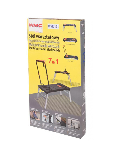 STÓŁ WARSZTATOWY SKŁADANY 7w1 WMC