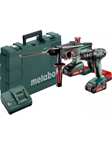 METABO ZESTAW COMBO 18V 2.3.4 (SB 18 + KHA 18 LTX) 2x 2,0 Ah