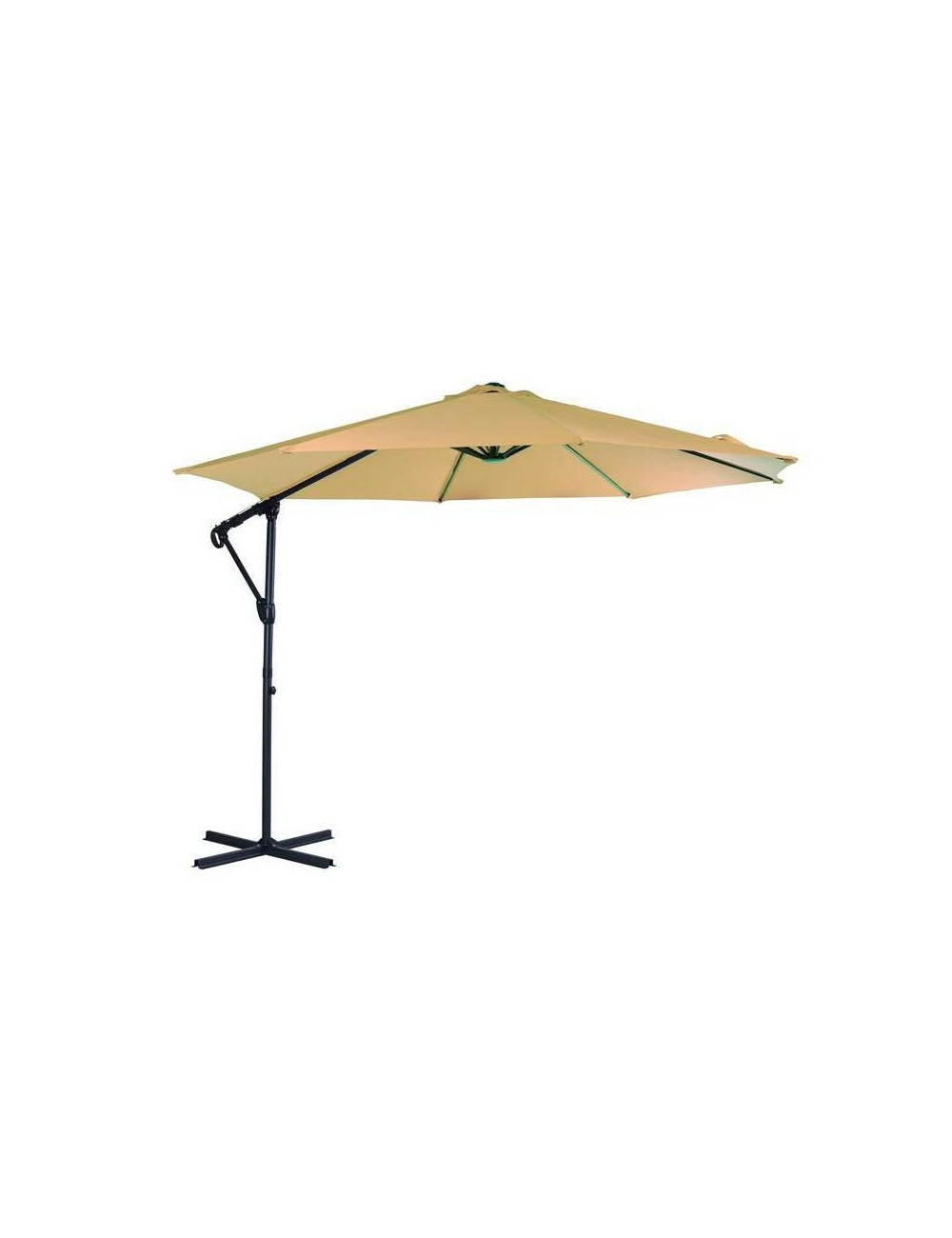 PARASOL OGRODOWY SKŁADANY 3m BEŻOWY